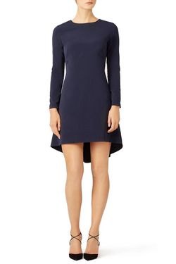 Style 1-1943581286-5-1 Nha Khanh Blue Size 0 Polyester Tall Height Sleeves Cocktail Dress on Queenly