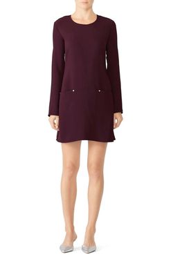 Style 1-2446412538-3236-1 Amanda Uprichard Purple Size 4 Polyester Long Sleeve Cocktail Dress on Queenly
