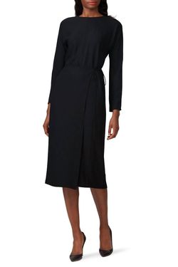 Style 1-2685586429-2696-1 Vince Black Size 12 Sleeves Free Shipping Polyester Tall Height Cocktail Dress on Queenly
