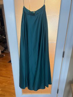 La Femme Green Size 00 Floor Length Prom A-line Dress on Queenly