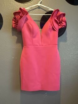 Alyce Paris Pink Size 8 Jersey Homecoming Cocktail Dress on Queenly