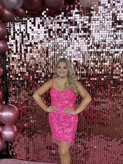 Ava Presley Pink Size 12 Prom Plus Size Cocktail Dress on Queenly