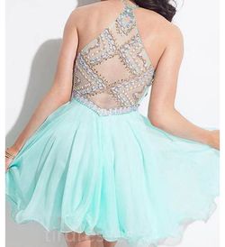 Rachel Allan Blue Size 4 Prom Homecoming Cocktail Dress on Queenly