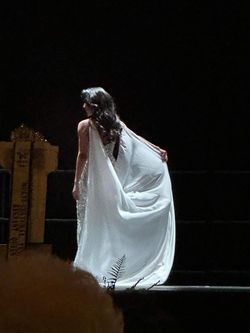 Sherri Hill White Size 4 Floor Length Mermaid Dress on Queenly