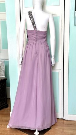 Style 8101L Alfred Angelo Purple Size 12 Lavender Tulle A-line Dress on Queenly