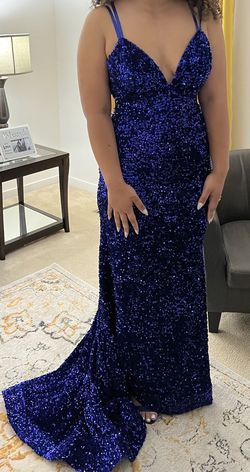 Sherri Hill Blue Size 10 Floor Length 50 Off Ball gown on Queenly