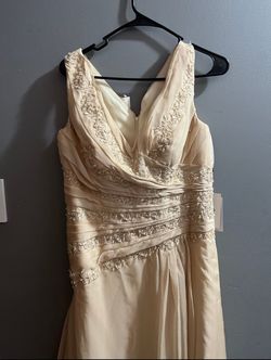 Dressale Nude Size 12 Plus Size 50 Off Straight Dress on Queenly