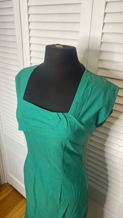 Bettie Page Green Size 16 Cap Sleeve Plus Size Vintage Cocktail Dress on Queenly