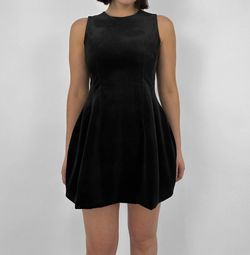 Style 1-1185014654-3011 MIOU MUSE Black Size 8 Fitted Free Shipping Tall Height Cocktail Dress on Queenly