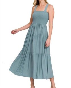 Style 1-1192584552-1465 ZENANA Blue Size 28 Grey Cocktail Dress on Queenly