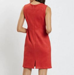 Style 1-119299245-3236 JUDE CONNALLY Red Size 4 Tall Height Sorority Straight Cocktail Dress on Queenly