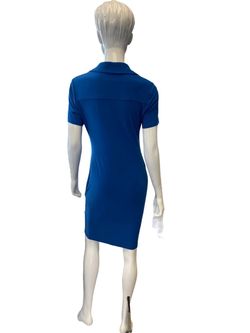 Style 1-1282698673-2168 Joseph Ribkoff Blue Size 8 Polyester Tall Height Sorority Rush Cocktail Dress on Queenly