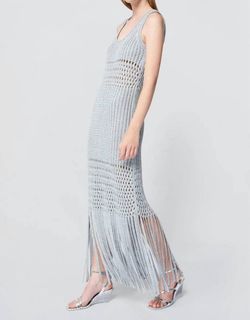 Style 1-1421618708-3236 JONATHAN SIMKHAI Silver Size 4 Polyester Free Shipping Tall Height Cocktail Dress on Queenly