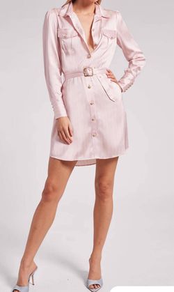 Style 1-1622510879-2901 Generation Love Pink Size 8 Free Shipping Long Sleeve Cocktail Dress on Queenly