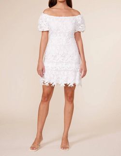 Style 1-2044069777-2588 LUCY PARIS White Size 0 Tall Height Polyester Engagement Cocktail Dress on Queenly