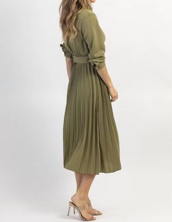 Style 1-2076968588-2696 SUNDAYUP Green Size 12 Free Shipping Olive Cocktail Dress on Queenly