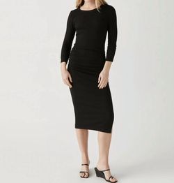 Style 1-282950948-2901 Michael Stars Black Size 8 Sleeves Polyester Cocktail Dress on Queenly