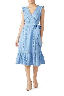 Style 1-2904185501-73-1 J.Crew Blue Size 0 V Neck Tall Height Cocktail Dress on Queenly