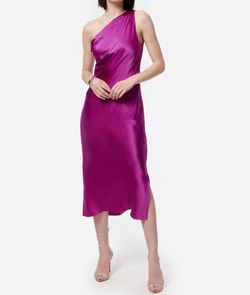 Style 1-2956852805-3236 Cami NYC Purple Size 4 Black Tie Side Slit Cocktail Dress on Queenly