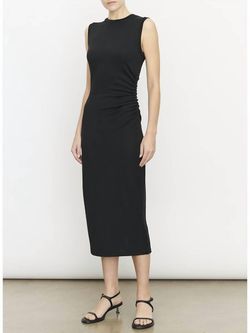 Style 1-3330350705-3236 Vince Black Size 4 Cocktail Dress on Queenly