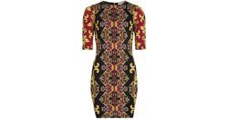 Style 1-3405131437-2168 alice + olivia Black Size 8 Jersey Summer Cocktail Dress on Queenly
