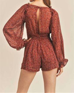 Style 1-3637745245-3471 RESET by Jane Orange Size 4 Sleeves Polyester Jumpsuit Dress on Queenly
