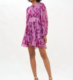 Style 1-3732487101-2791 Oliphant Pink Size 12 Tall Height Sleeves Sorority Rush Cocktail Dress on Queenly