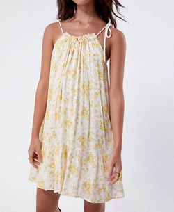 Style 1-3748357993-2791 MINKPINK Yellow Size 12 Floral Print Cocktail Dress on Queenly