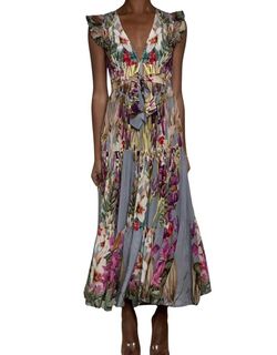 Style 1-379290566-3236 CAROLINA K Purple Size 4 Floral Tall Height Straight Dress on Queenly