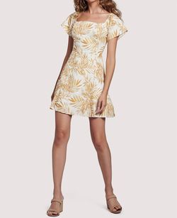 Style 1-3996918849-3011 LOST + WANDER Yellow Size 8 Free Shipping Mini Cocktail Dress on Queenly