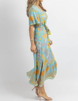 Style 1-4193696922-2696 SUNDAYUP Blue Size 12 Polyester Sleeves Free Shipping Cocktail Dress on Queenly