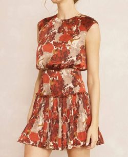 Style 1-468239501-2901 entro Red Size 8 Sorority Free Shipping Print Cocktail Dress on Queenly