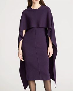 Style 1-558097668-3236 HALSTON HERITAGE Purple Size 4 Tall Height Cocktail Dress on Queenly