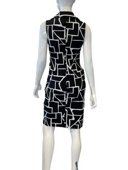 Style 1-725344357-2168 Frank Lyman Black Size 8 Summer Free Shipping High Neck Cocktail Dress on Queenly