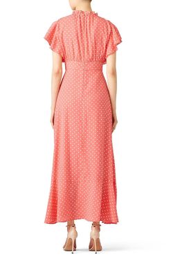 Style 1-768712324-73-1 Cynthia Rowley Pink Size 0 Military Floor Length Straight Dress on Queenly