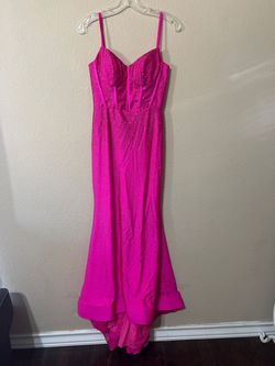Sherri Hill Pink Size 2 Prom Plunge Mermaid Dress on Queenly