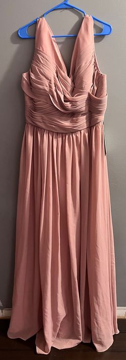 Ever beauties Pink Size 18 Floor Length Jersey Straight Dress on Queenly
