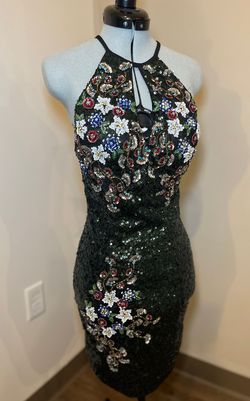 Jovani Multicolor Size 0 Homecoming Cocktail Dress on Queenly