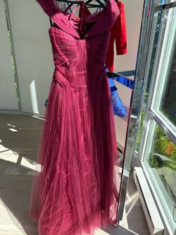 Terani Couture Red Size 4 70 Off Floor Length Jersey Ball gown on Queenly