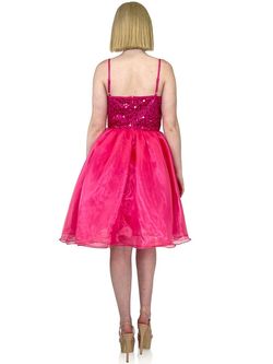 Style 8248 Marc Defang Pink Size 4 8248 Sequined Cocktail Dress on Queenly