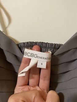 BCBGeneration Silver Size 6 70 Off Cocktail Dress on Queenly