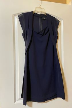 The Kooples Blue Size 12 Tall Height Cap Sleeve Plus Size Cocktail Dress on Queenly