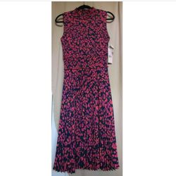 Nanette Lepore Multicolor Size 6 Navy Pattern Floor Length A-line Dress on Queenly