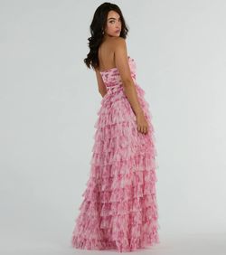 Style 05002-7905 Windsor Pink Size 6 05002-7905 Tall Height Floor Length Straight Dress on Queenly