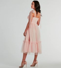 Style 05001-2043 Windsor Pink Size 0 A-line 05001-2043 Tulle Cocktail Dress on Queenly