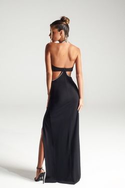 Style PS317B Portia and Scarlett Black Size 2 Prom Floor Length Ps317b Side slit Dress on Queenly