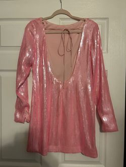 Gianni Bini Pink Size 4 Prom Cocktail Dress on Queenly
