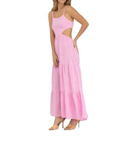 Style 1-1563677379-2696 Blanco BY NATURE Pink Size 12 Backless Plus Size Straight Dress on Queenly