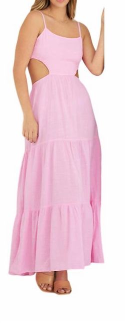 Style 1-1563677379-2696 Blanco BY NATURE Pink Size 12 Backless Plus Size Straight Dress on Queenly