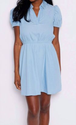 Style 1-1822089591-3775 SAIL to SABLE Blue Size 16 Sorority Sleeves Cocktail Dress on Queenly